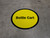 Bottle Cart Floor Sign