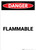 Flammable - Portrait Wall Sign