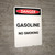 Gasoline No Smoking - Portrait Wall Sign