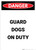 Guard Dogs On Duty - Portrait Wall Sign