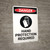 Hand Protection Required with Icon - Portrait Wall Sign
