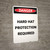 Hard Hat Protection Required - Portrait Wall Sign