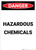 Hazardous Chemicals - Portrait Wall Sign