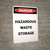 Hazardous Waste Storage - Portrait Wall Sign