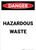 Hazardous Waste - Portrait Wall Sign
