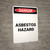 Asbestos Hazard - Portrait Wall Sign