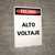 High Voltage Spanish - Portrait Wall Sign