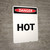 Hot - Portrait Wall Sign