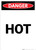 Hot - Portrait Wall Sign