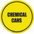 Chemical Cans Floor Sign