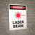Laser Beam - Portrait Wall Sign
