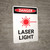 Laser Light with Icon - Portrait Wall Sign