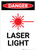 Laser Light with Icon - Portrait Wall Sign