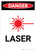 Laser with Graphic - Portrait Wall Sign