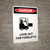 Look Out For Forklifts with Icon - Portrait Wall Sign