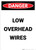 Low Overhead Wires - Portrait Wall Sign