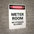 Meter Room No Storage Allowed - Portrait Wall Sign