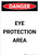 Danger: Eye Protection Required - Portrait Wall Sign