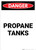 Propane Tanks - Portrait Wall Sign