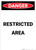 Restricted Area - Portrait Wall Sign