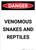 Venomous Snakes And Reptiles - Portrait Wall Sign