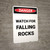 Watch for Falling Rocks - Portrait Wall Sign
