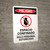 Confined Space Spanish - Portrait Wall Sign