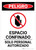 Confined Space Spanish - Portrait Wall Sign