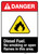 Diesel Fuel No Smoking or Open Flames ANSI - Portrait Wall Sign
