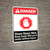 Sharp Razor Wire ANSI - Portrait Wall Sign