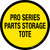 Pro Series Parts Storage Tote Floor Sign