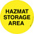 Hazmat Storage Area Floor Sign