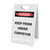 Keep From Under Conveyor - A-Frame Sign