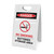 No Smoking Battery Storage with Icon - A-Frame Sign
