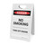 No Smoking Turn Off Engine - A-Frame Sign