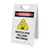 Watch For Falling Material with Hazard Icon - A-Frame Sign