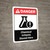 Danger: Chemical Irritants Stored Here ANSI Portrait
