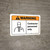 Warning: Contractor Personnel Only ANSI Landscape with Icon