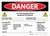 Danger: Arc Flash & Shock Hazard PPE Checklist Landscape