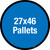 27x46 Pallets Floor Sign