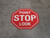 Point - Stop - Look - Floor Sign