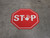 Stop (With Hand Icon) - Floor Sign