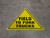 Yield to Fork Trucks - Floor Sign