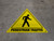 Pedestrian Traffic - Floor Sign