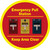 Emergency Pull Station - Keep Area Clear (Three Alarms) - Floor Sign