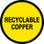 Recyclable Copper Floor Sign