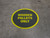 Wooden Pallets (Black/Yellow) - Floor Sign