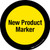 New Product Marker Floor Sign