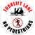 Forklift Lane No Pedestrians Floor Sign