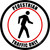 Pedestrian Traffic Only (Round) Floor Sign